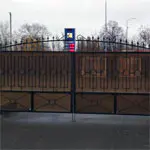 Кованые ворота ВРК-02