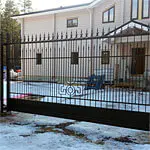 Кованые ворота ВРК-09