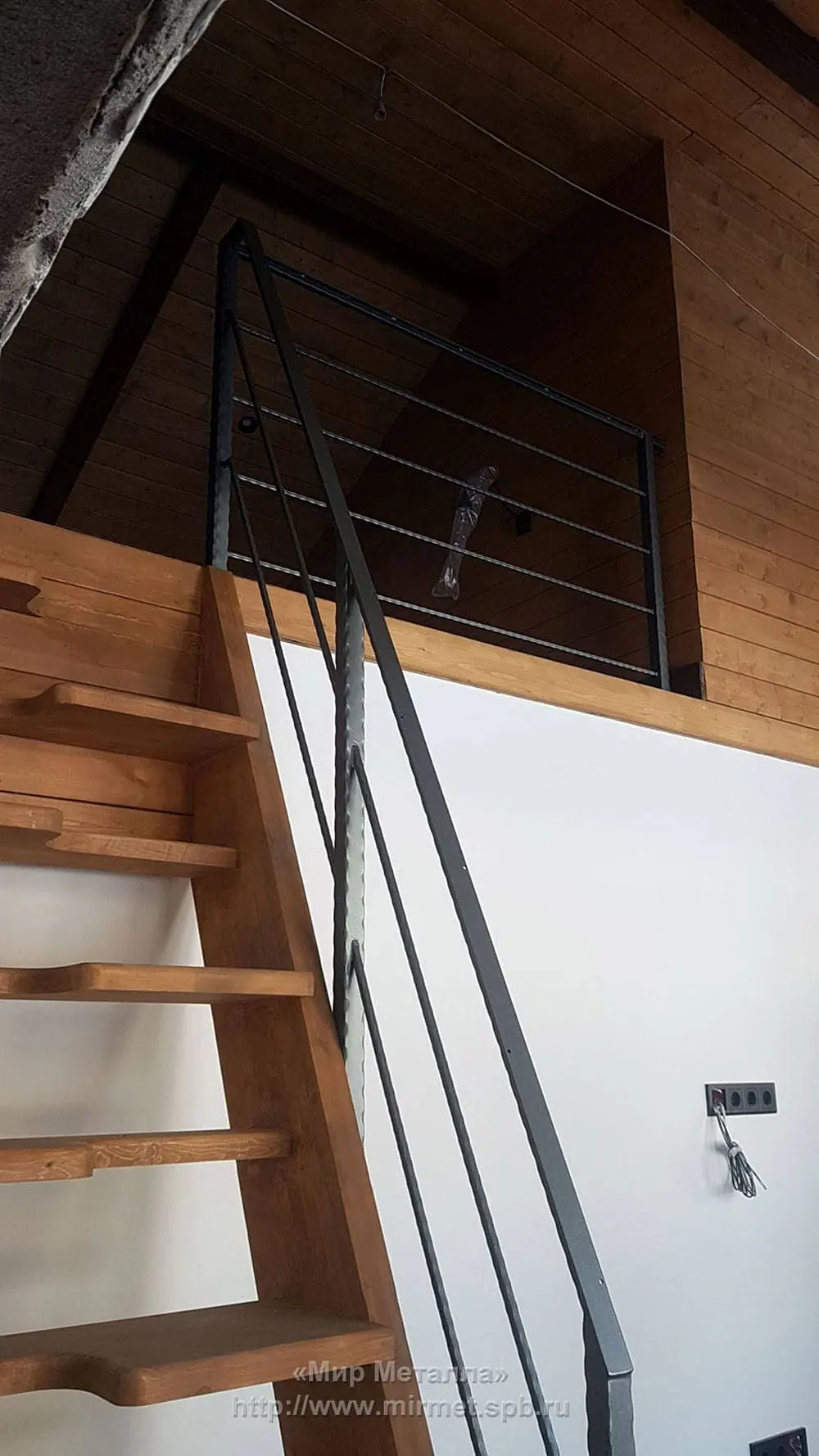 Перила в стиле Лофт